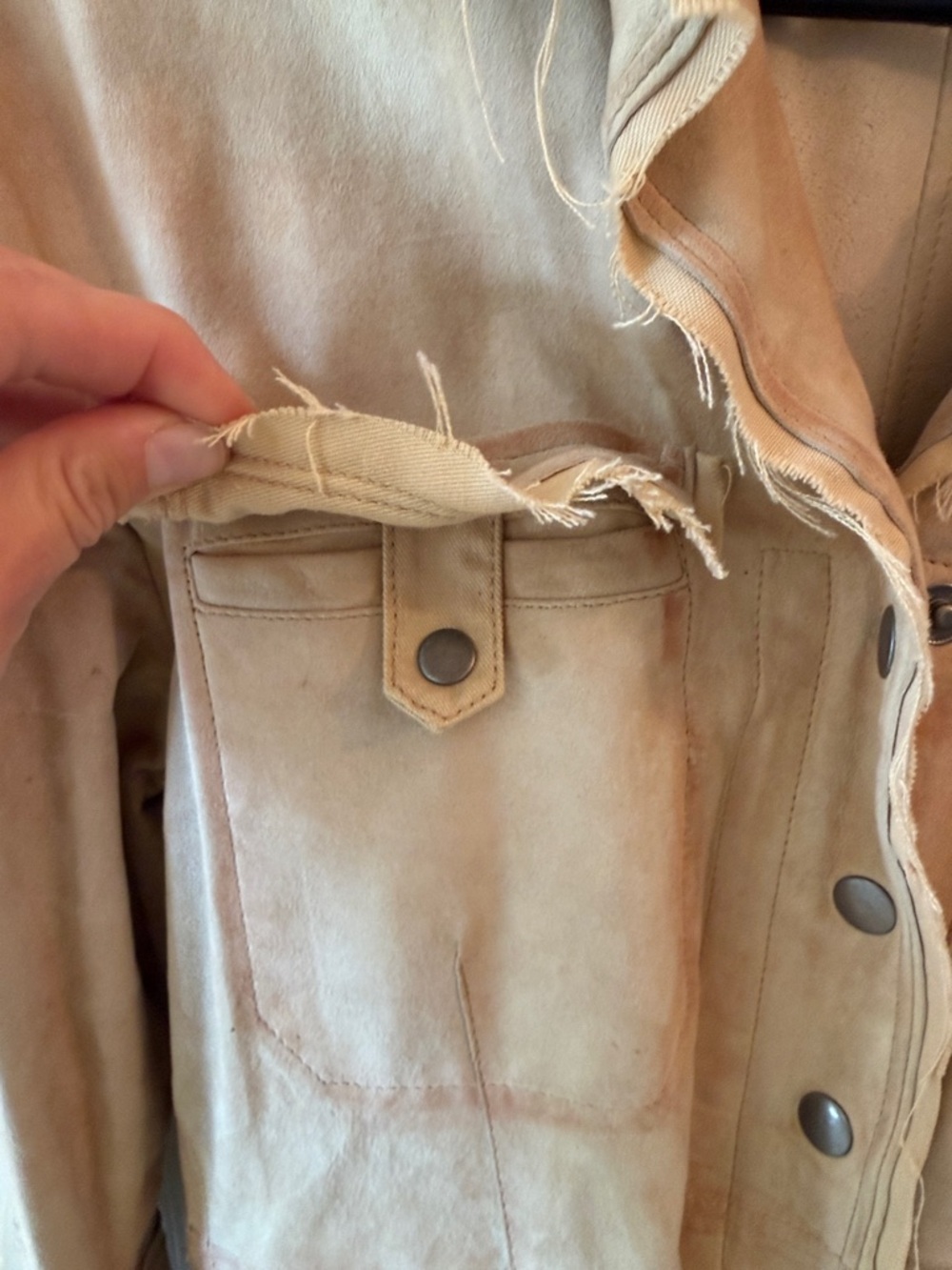 Jakett…etc. Meryl Waxed Suede Jacket Chamois leather jacket - Picture 5 of 17